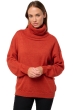 Baby Alpaca dames kasjmier pullover met kol tanis pumpkin 3xl